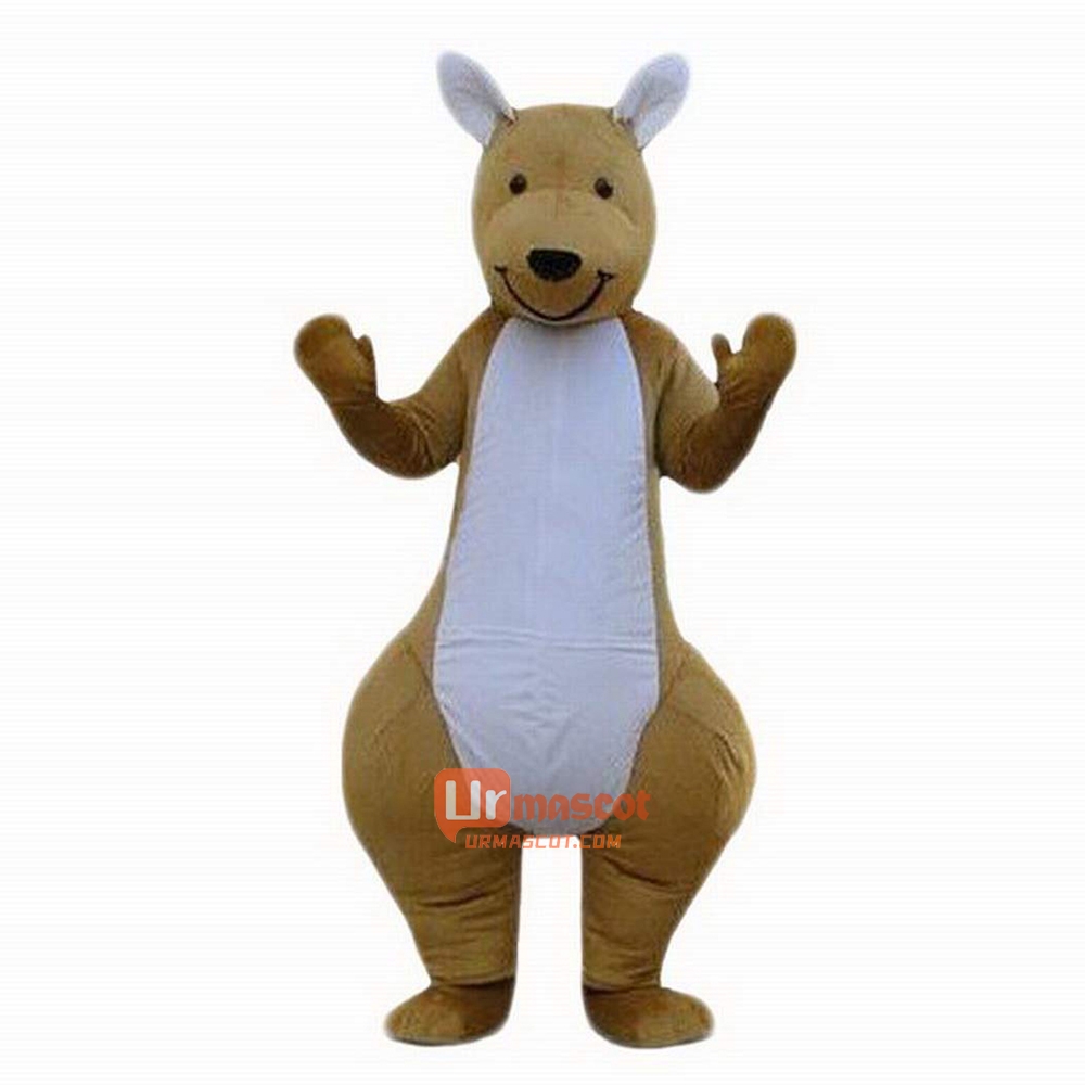 Kangaroo Cartoon Mascot Costume Plush with Mask