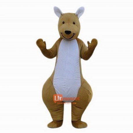 Kangaroo Cartoon Mascot Costume Plush with Mask