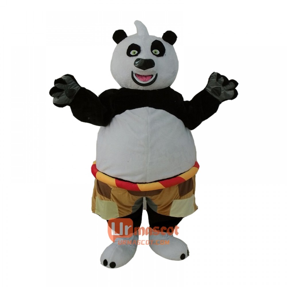 Kungfu Panda Mascot Cartoon Costume