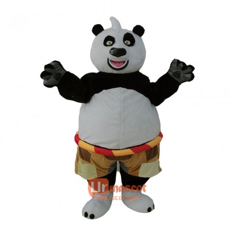 Kungfu Panda Mascot Cartoon Costume