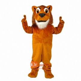 Larry Lion Cartoon Costume Mascot