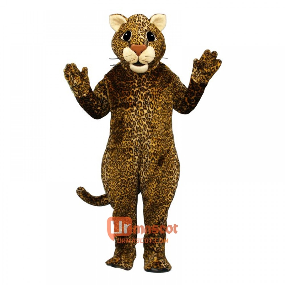 Leaping Leopard Cartoon Costume Mascot