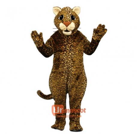 Leaping Leopard Cartoon Costume Mascot