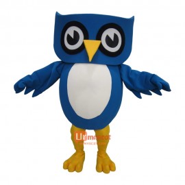 Learning Owl Cartoon Mascot Costume