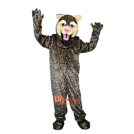 Leopard Panther Cartoon Mascot Costume Plush with Mask