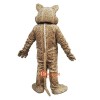 Leopard Tiger Cartoon Mascot Costume Plush with Mask
