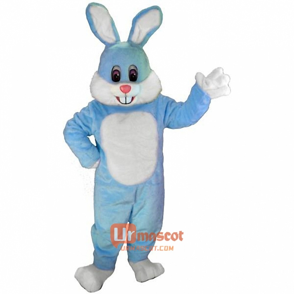 Light Blue Toon Rabbit Lightweight Cartoon Mascot Costume Cosplay Outfits