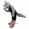 Light gray moving Leopard Cartoon Mascot Costume Plush with Mask