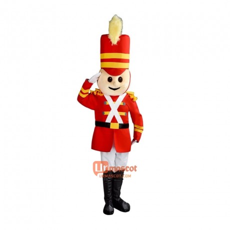 Little Soldier Cartoon Mascot Costume Plush with Mask