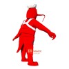 Lobster Palinuridae Chef Cook Cartoon Mascot Costume Plush with Mask
