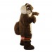 Long-Haired Squirrel Cartoon Mascot Costume Plush with Mask