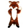 Long Hairy Fox Cartoon Mascot Costume Plush with Mask