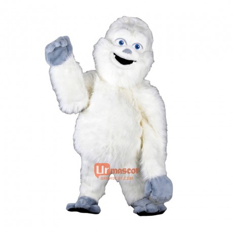 Long Plush Yeti Cartoon Mascot Costume Plush with Mask
