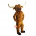 Longhorn Cattle Ankole-Watusi Cartoon Mascot Costume Plush with Mask