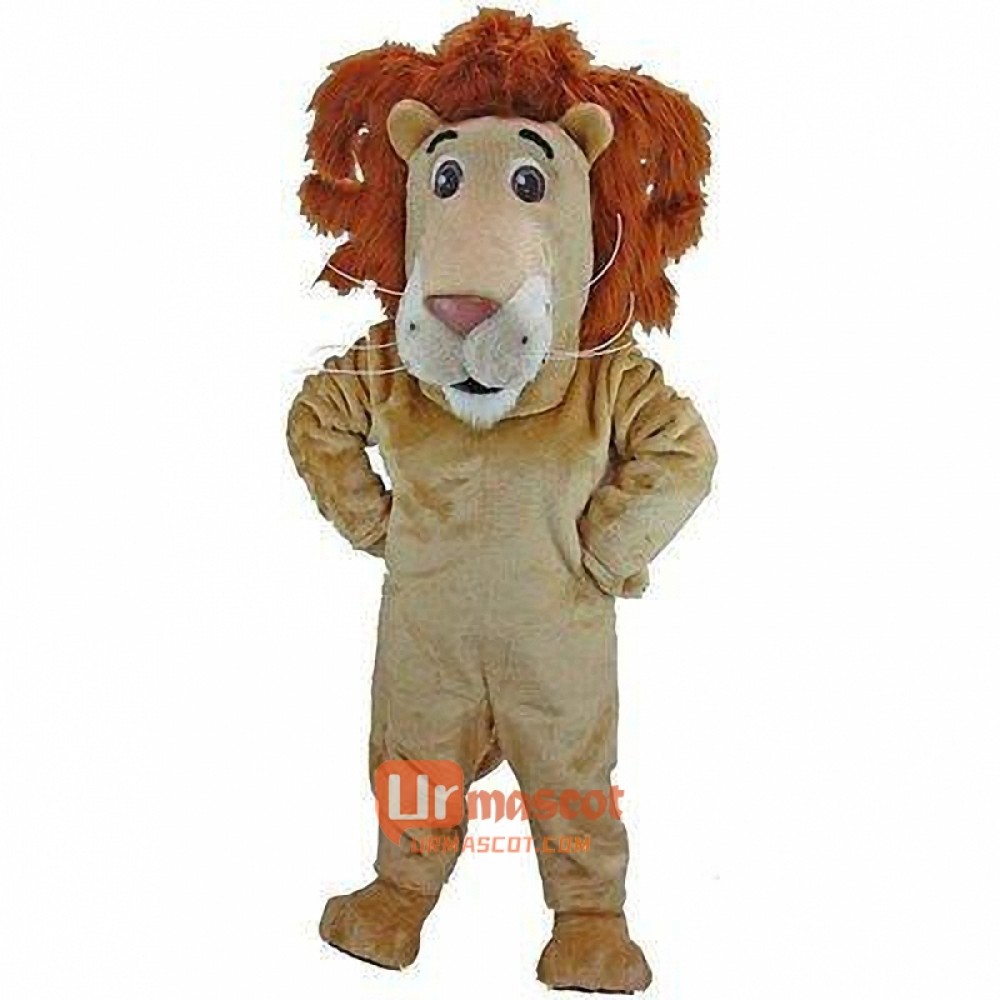 Louie the Lion Cartoon Mascot Costume