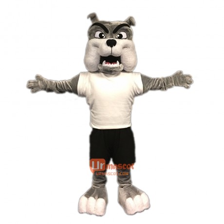 Lovely Bulldog Mascot Costume Cosplay Outfits