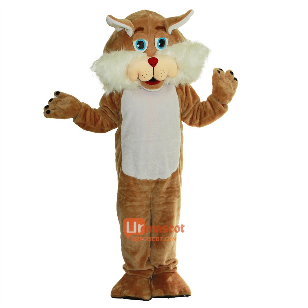 Lovely Cat Cartoon Mascot Costume Plush with Mask