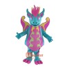 Lovely Colorful Dragon Dinosaur Mascot Cartoon Costume