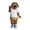 Lovely Friendly Dog Custom Cartoon Mascot Costume