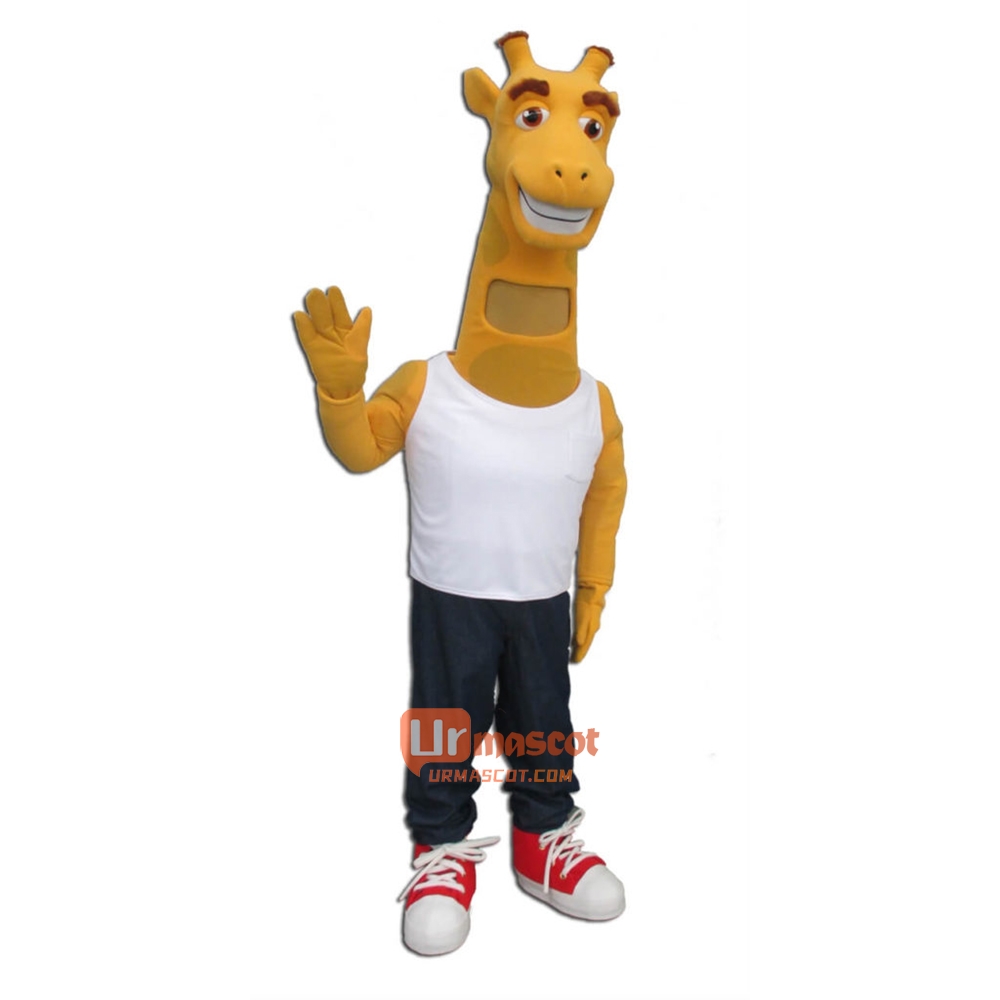 Lovely Giraffe Mascot Costume Cosplay Outfits