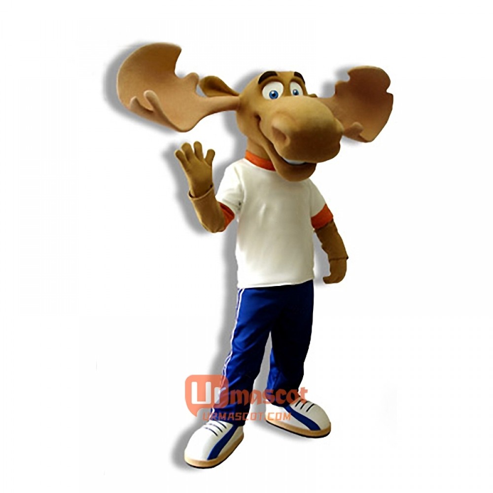 Lovely Moose Cartoon Mascot Costume Cosplay Outfits