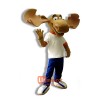 Lovely Moose Cartoon Mascot Costume Cosplay Outfits