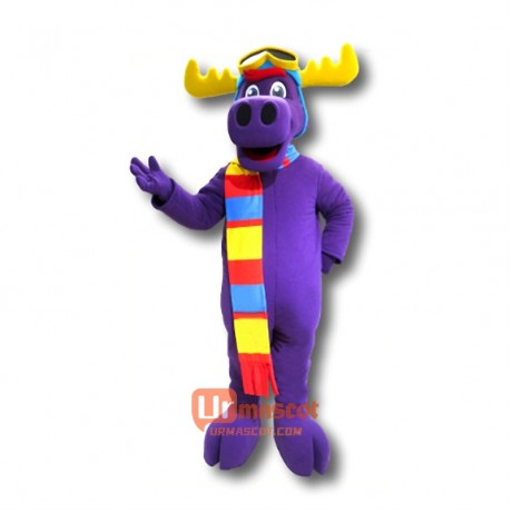 Lovely Moose Cartoon Mascot Costume Cosplay Outfits