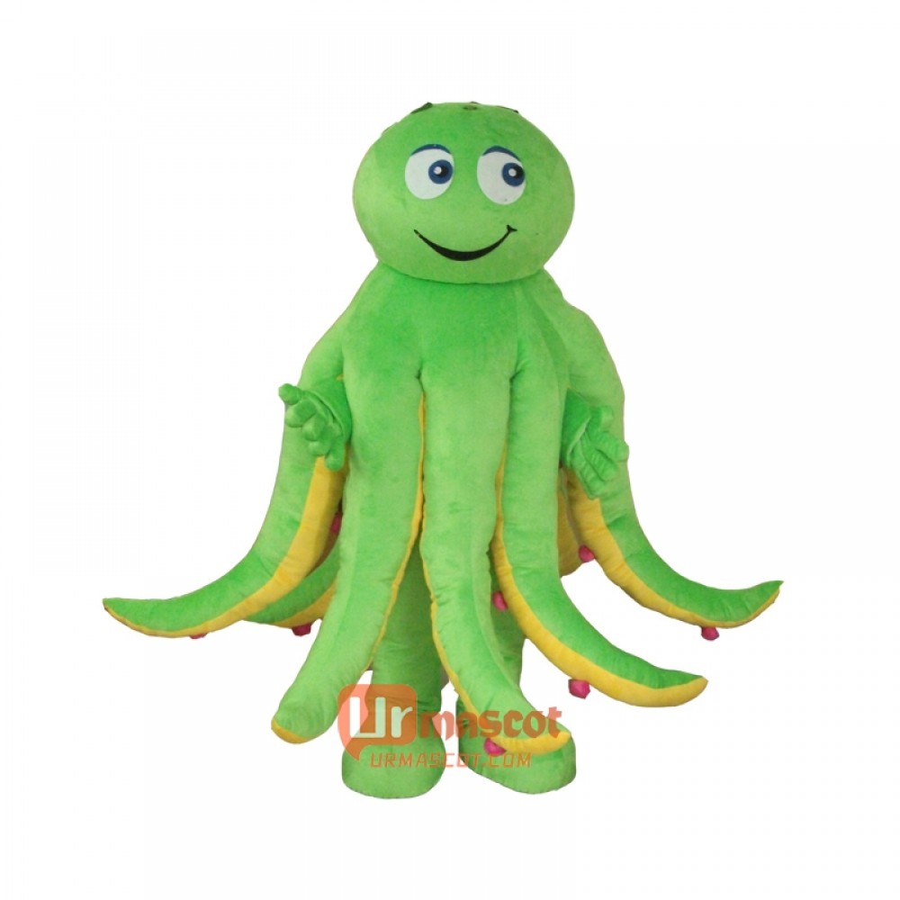 Lovely Octopus Cuttlefish Mascot Cartoon Costume