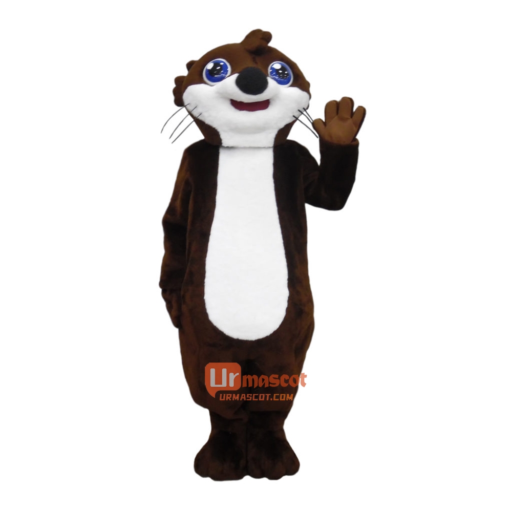 Lovely Otter Cartoon Mascot Costume