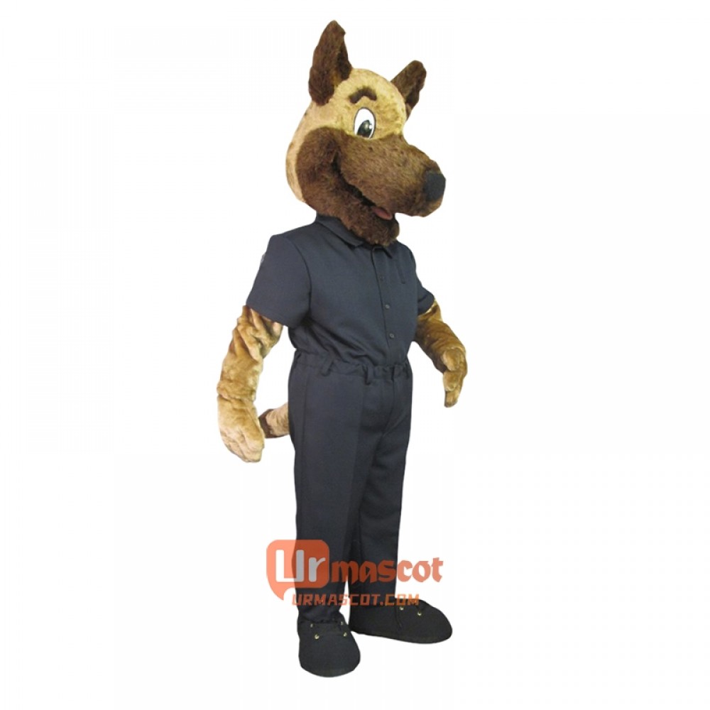 Lovely Police Dog Custom Cartoon Mascot Costume