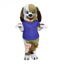 Lovely Puppy Cartoon Mascot Costume