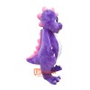 Lovely Purple Dragon Dinosaur Mascot Cartoon Costume