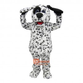 Lovely Spotted Dalmation Cartoon Mascot Costume
