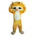 Lovely Yellow Cat Cartoon Mascot Costume Plush with Mask