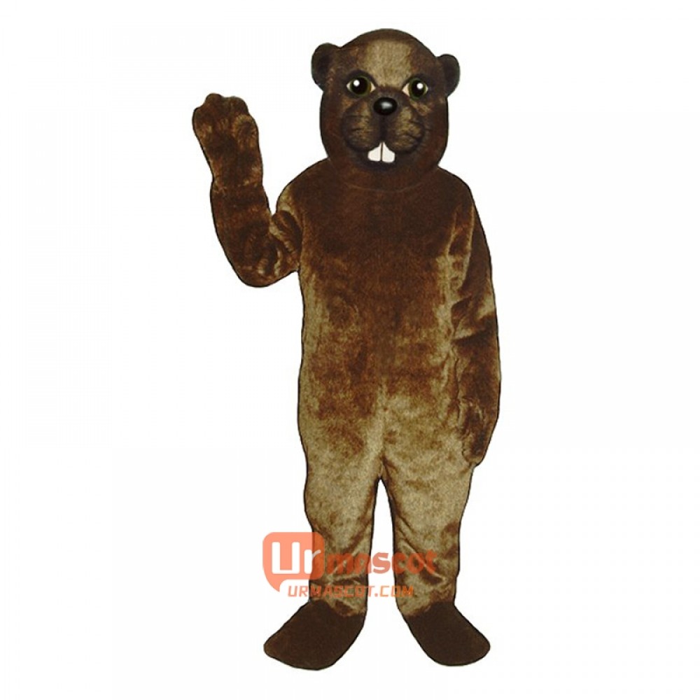Lumberjack Beaver Cartoon Costume Mascot