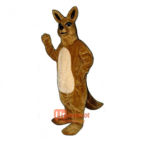 Mamma Kangaroo Cartoon Costume Mascot