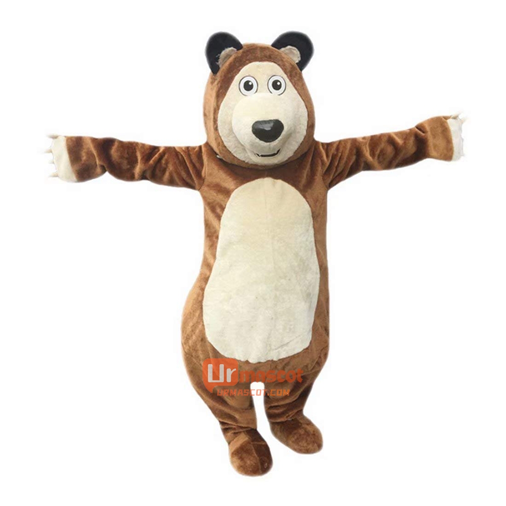 Martha Bear Cartoon Mascot Costume Plush with Mask