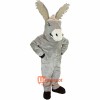 Mean Donkey Cartoon Mascot Costume