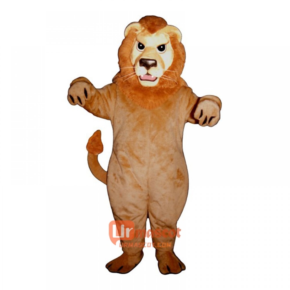 Mean Lion Cartoon Costume Mascot