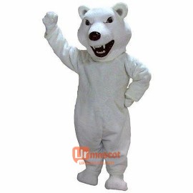 Mean Polar Bear Cartoon Mascot Costume Cosplay Outfits