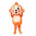 Monkey Cartoon Mascot Costume Plush with Mask