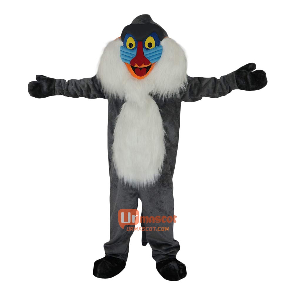 Monkey Simian Ape Cartoon Mascot Costume Plush with Mask