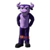Monta Vista Hs Purple Bull Mascot Costume Cosplay Outfits