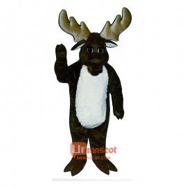 Monty Moose Cartoon Costume Mascot