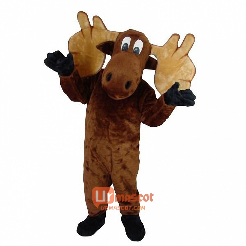 Moose Cartoon Mascot Costume