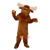 Moose Elk Wapiti Deer Cartoon Mascot Costume Plush with Mask