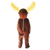 Moose Elk Wapiti Horned Deer Cartoon Mascot Costume Plush with Mask