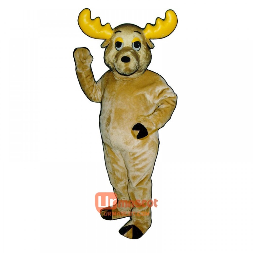 Morty Moose Cartoon Costume Mascot