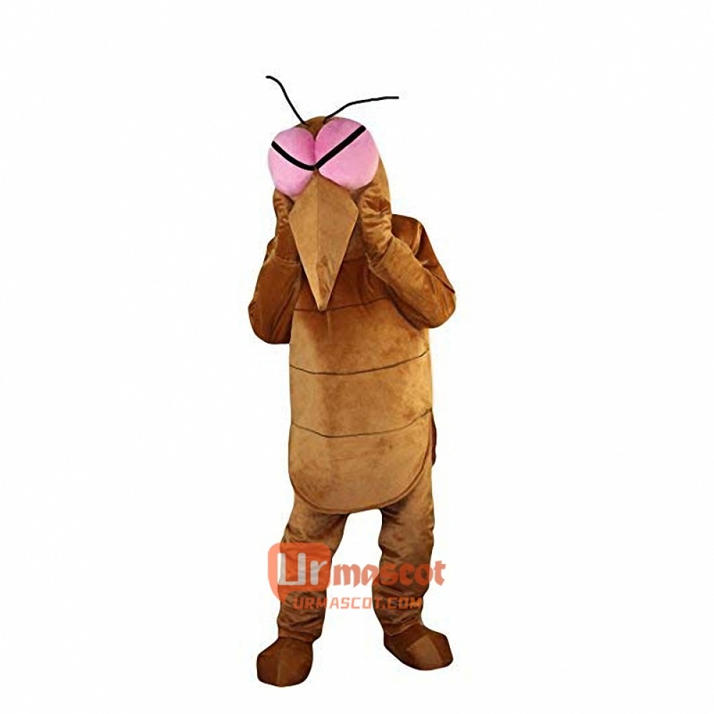 Mosquito Cartoon Mascot Costume Plush with Mask