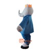 Mr. Blue Elephant Mascot Cartoon Costume
